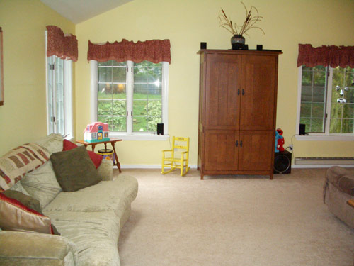 Fully Staged Family Room