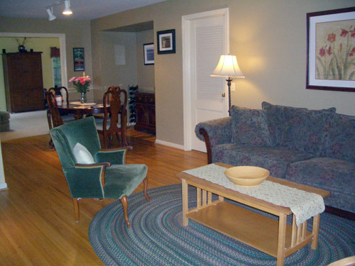 Fully Staged Living Room